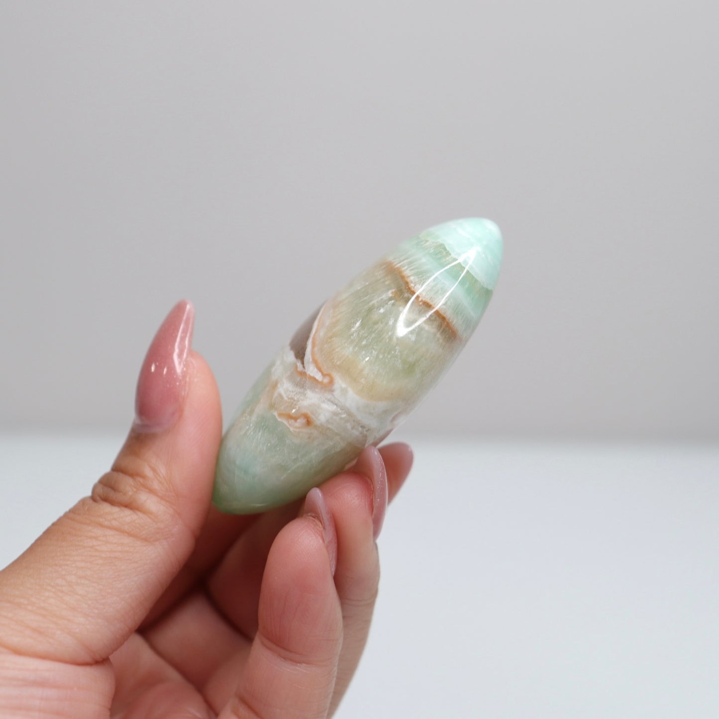 Caribbean Calcite Palm Stone | 93