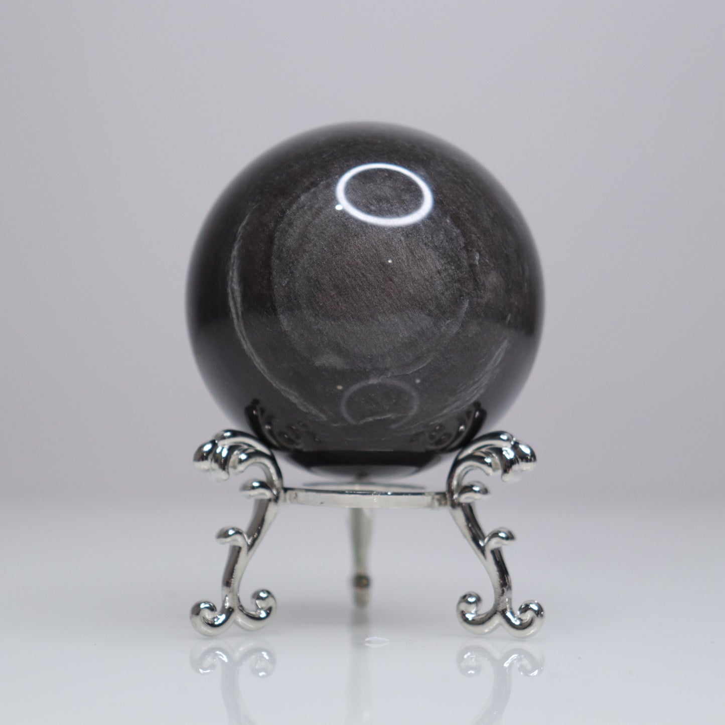Silver Sheen Obsidian Sphere | 1