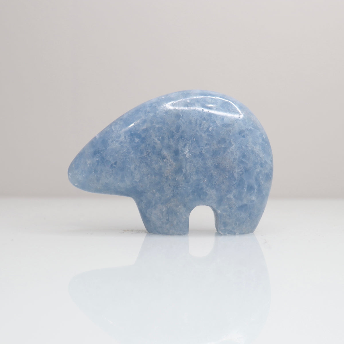 Blue Calcite Bear 1