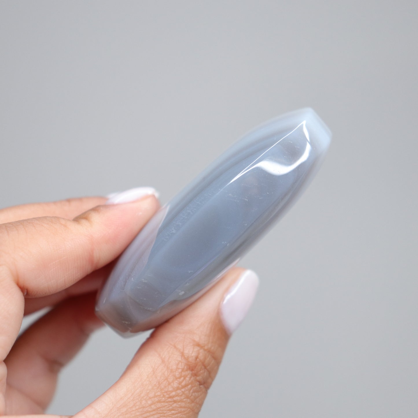 Banded Agate Palm Stone | 2