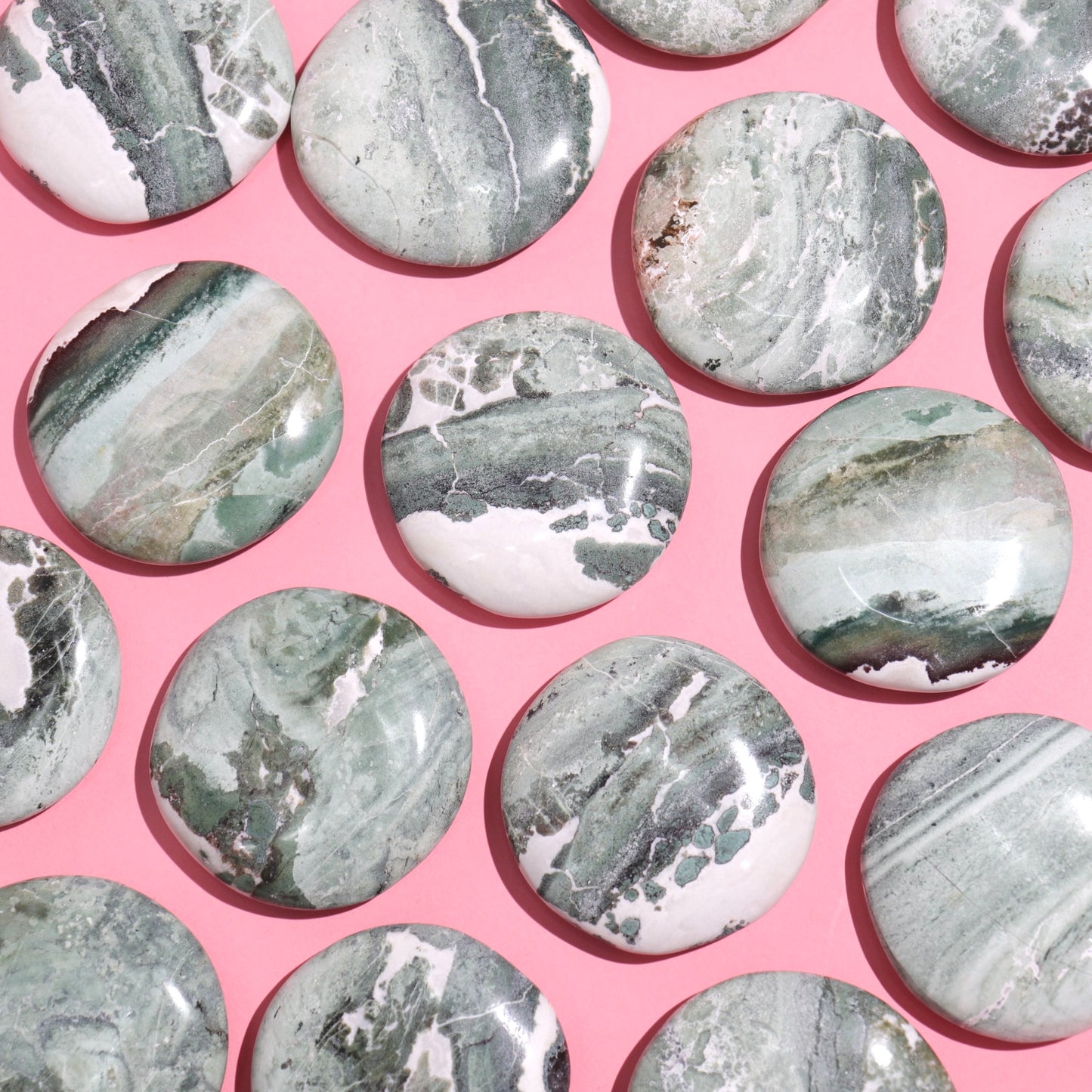 Green Sardonyx Flat Stones