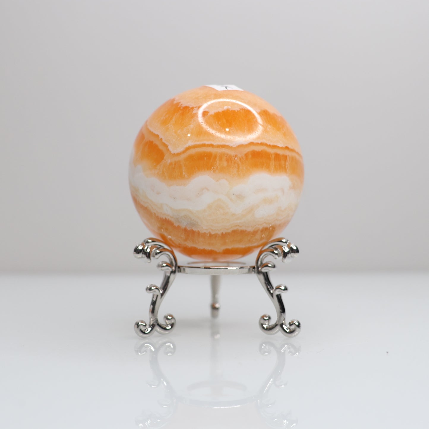 Orange Calcite Sphere | 4