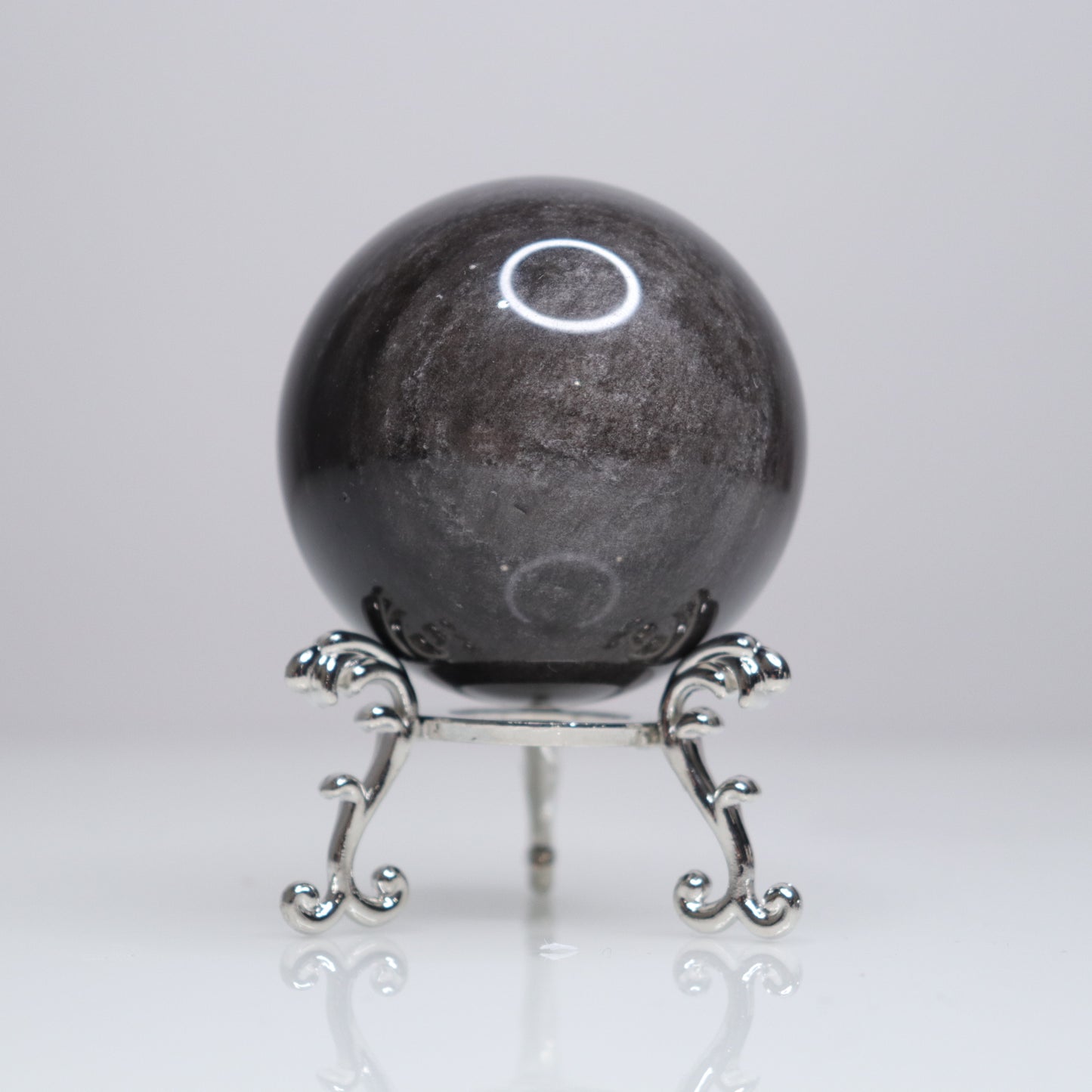 Silver Sheen Obsidian Sphere | 1