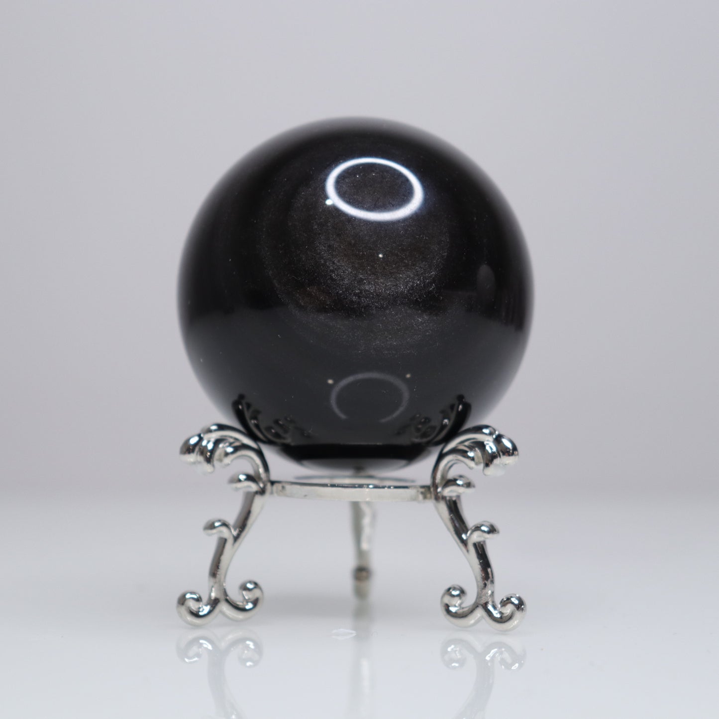 Silver Sheen Obsidian Sphere | 2