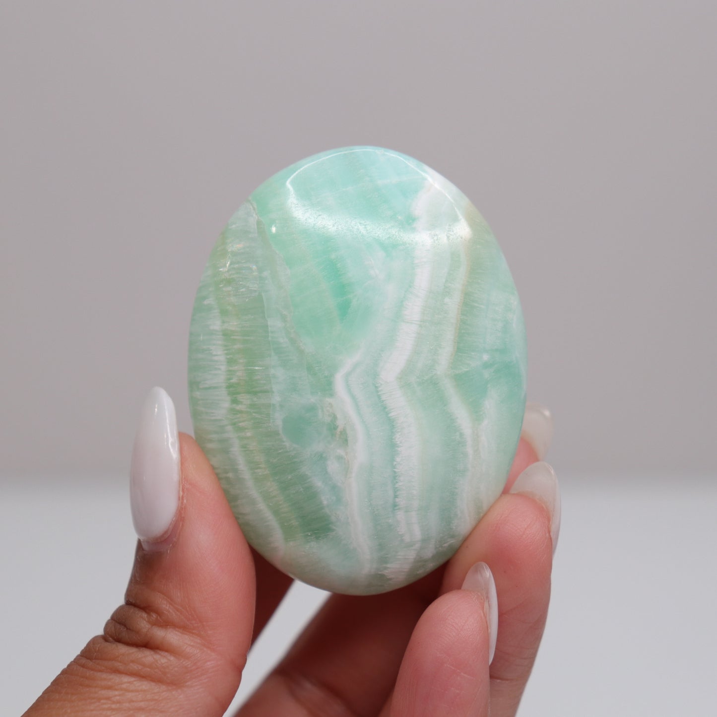 Caribbean Calcite Palm Stone | F