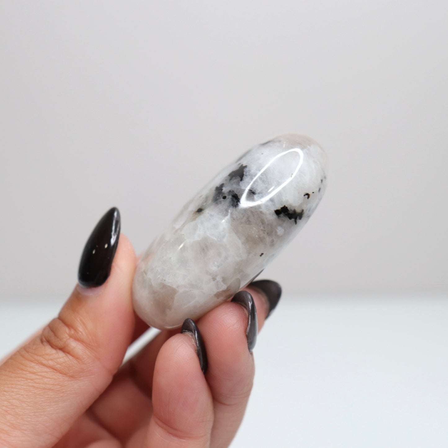 Rainbow Moonstone Palm Stone 60