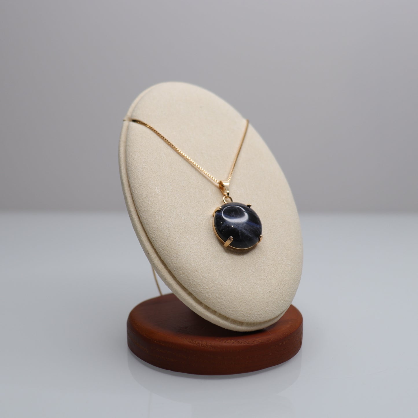 18k Gold Plated Sodalite Necklace | 2