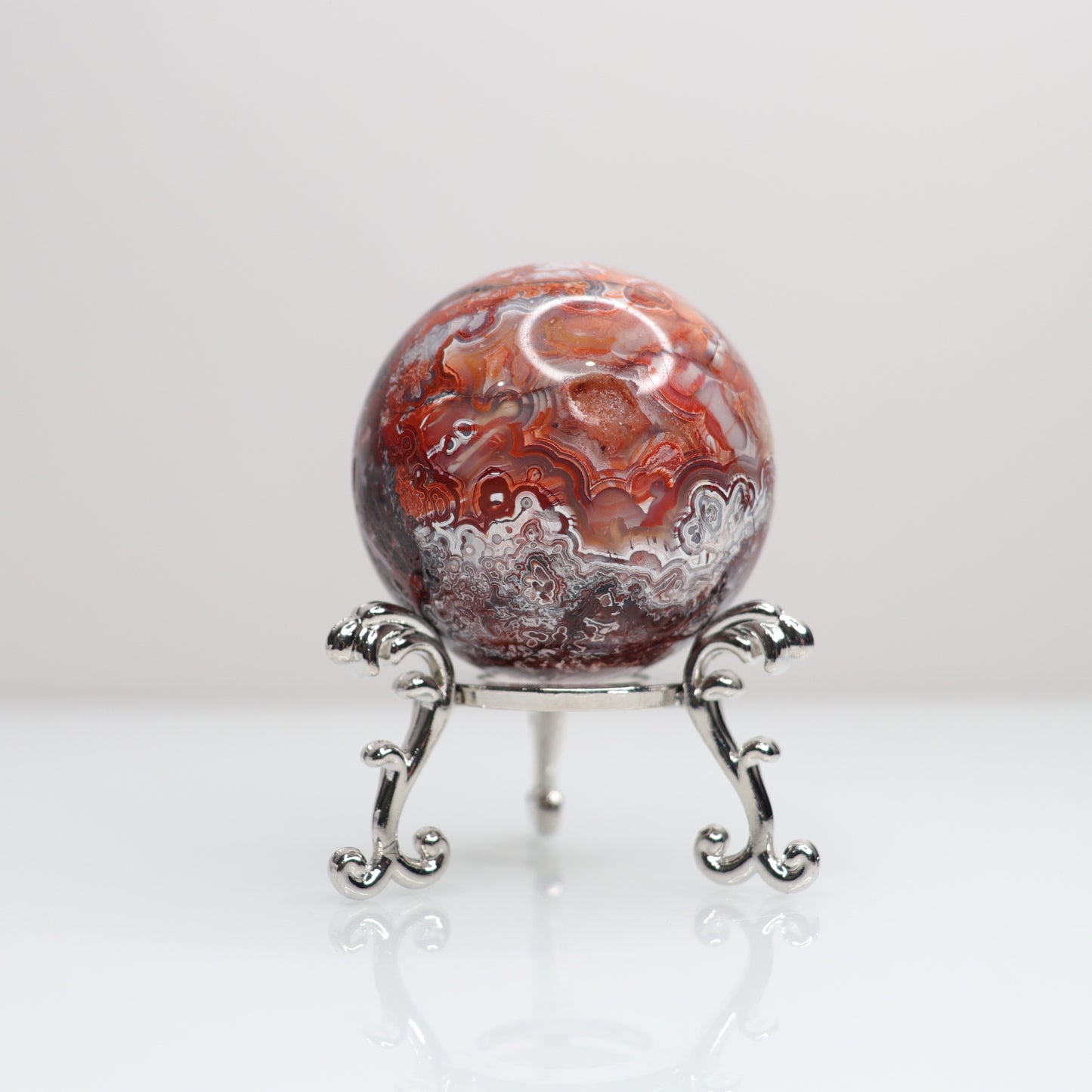 Mexican Lace Agate Sphere | 6