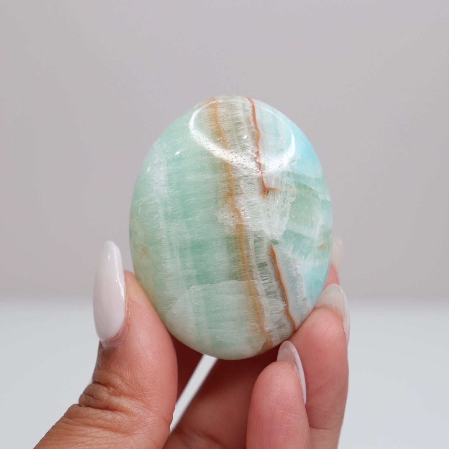 Caribbean Calcite Palm Stone | L