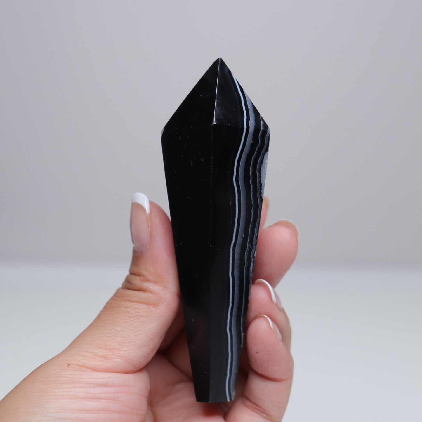 Black Agate Wand | 3*