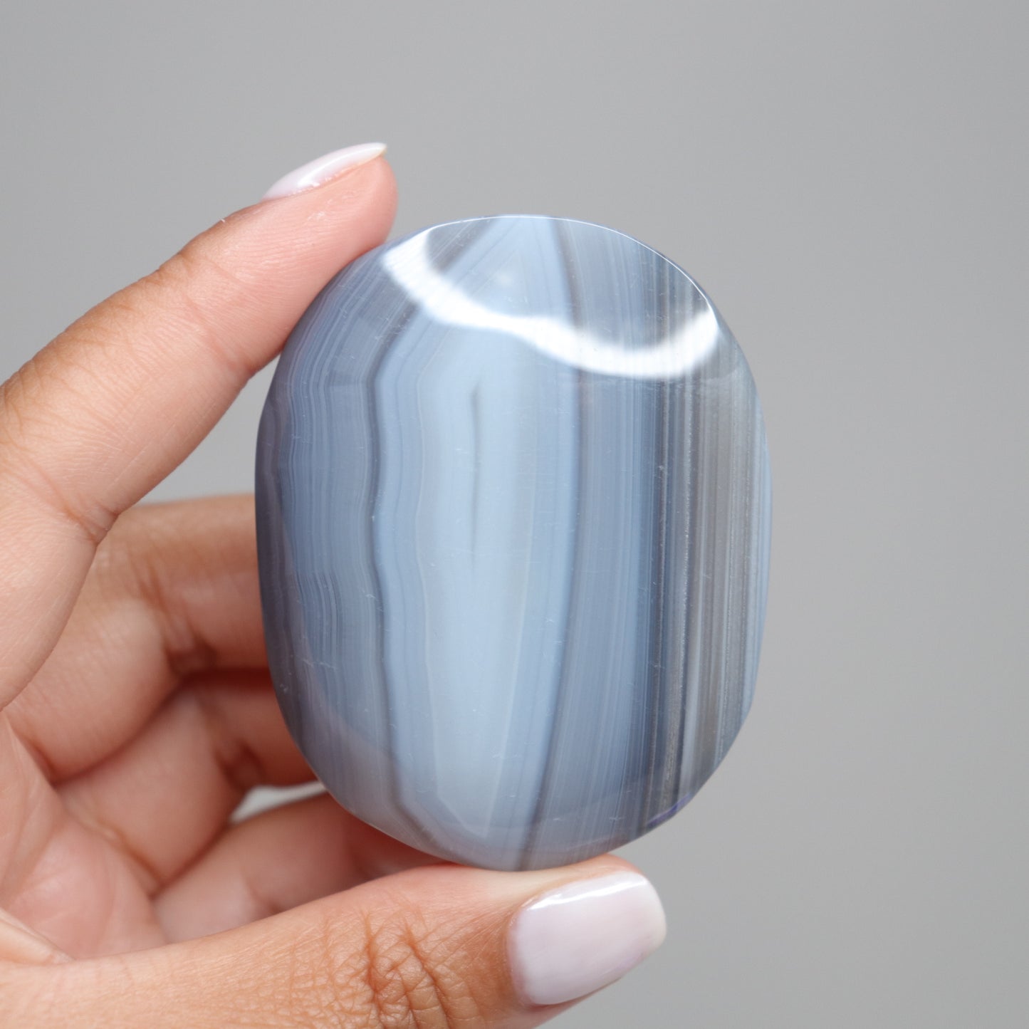 Banded Agate Palm Stone | 3