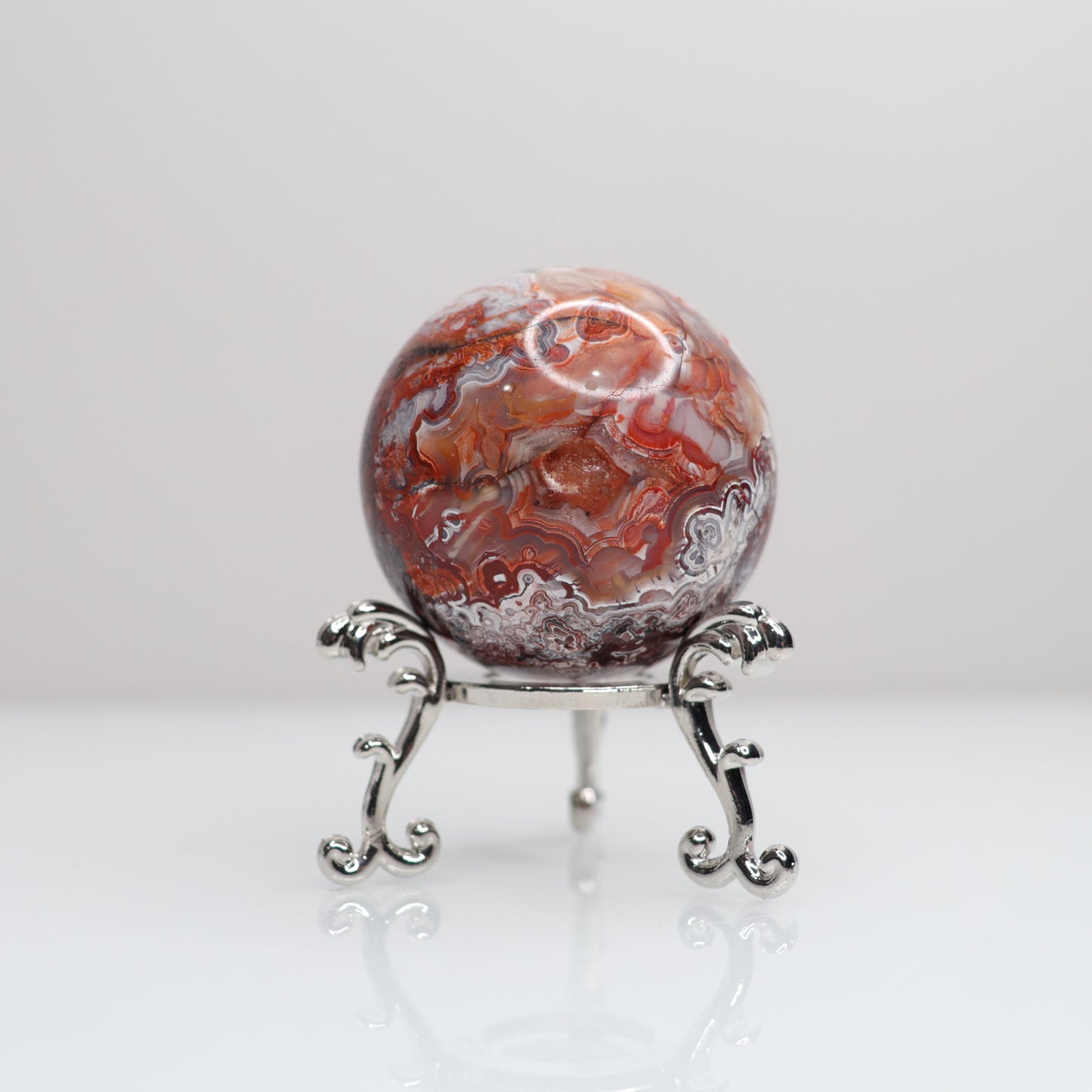 Mexican Lace Agate Sphere | 6