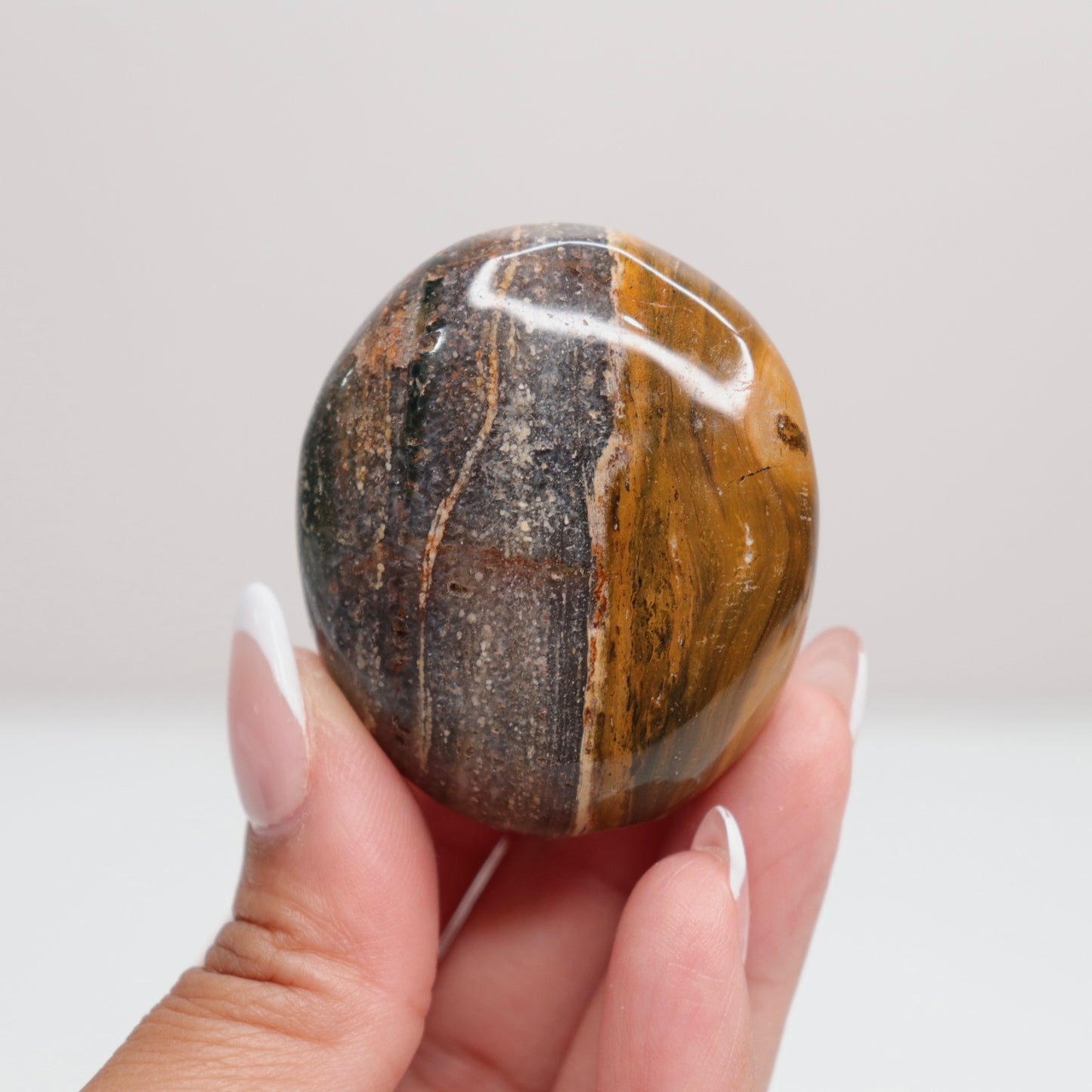 Ocean Jasper Palm Stone | C