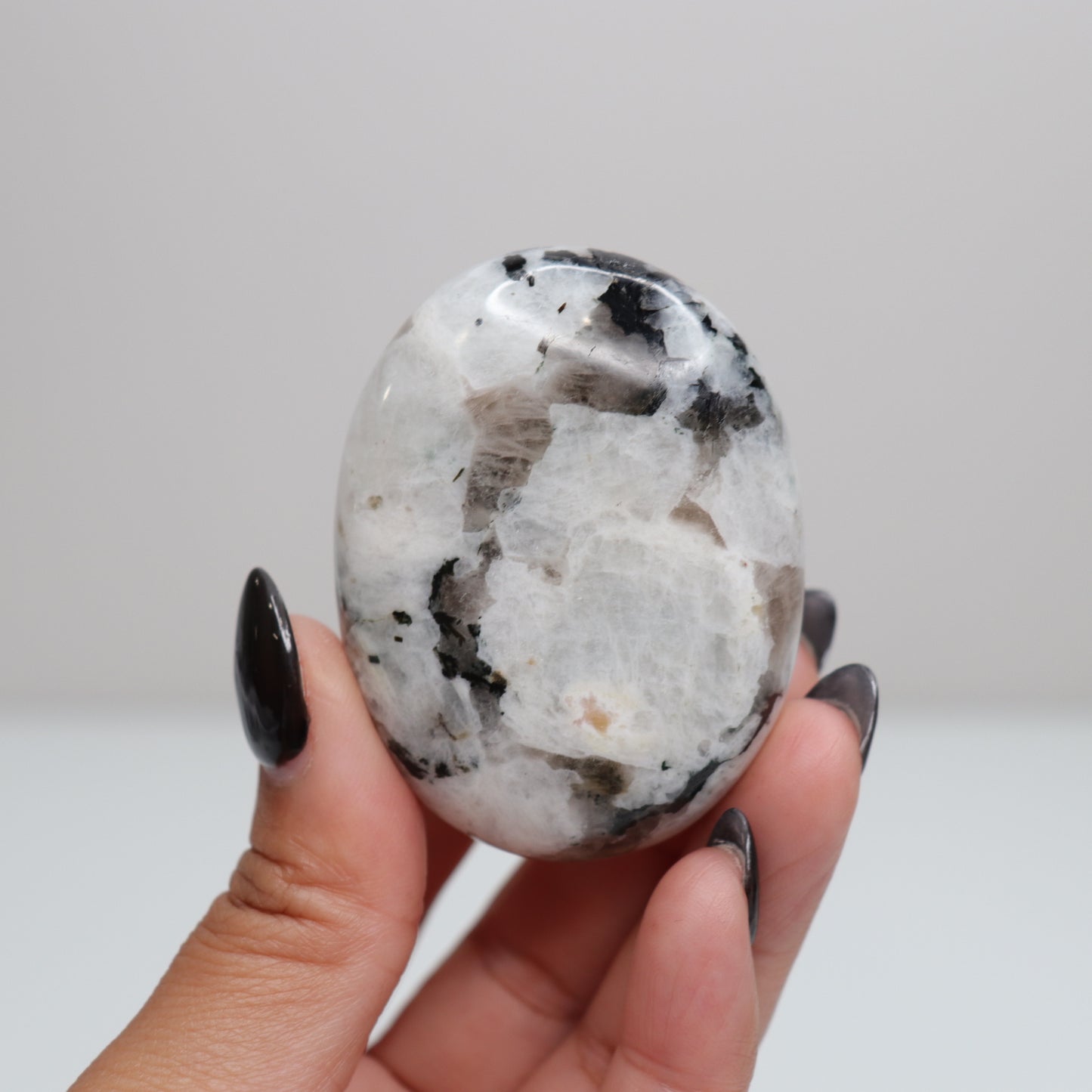 Rainbow Moonstone Palm Stone 66