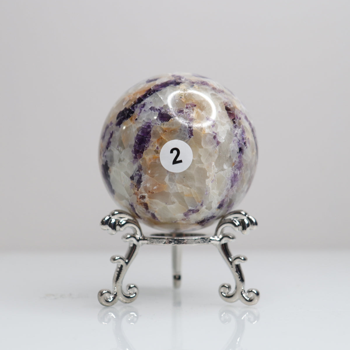 Fluorite & Calcite Sphere 2