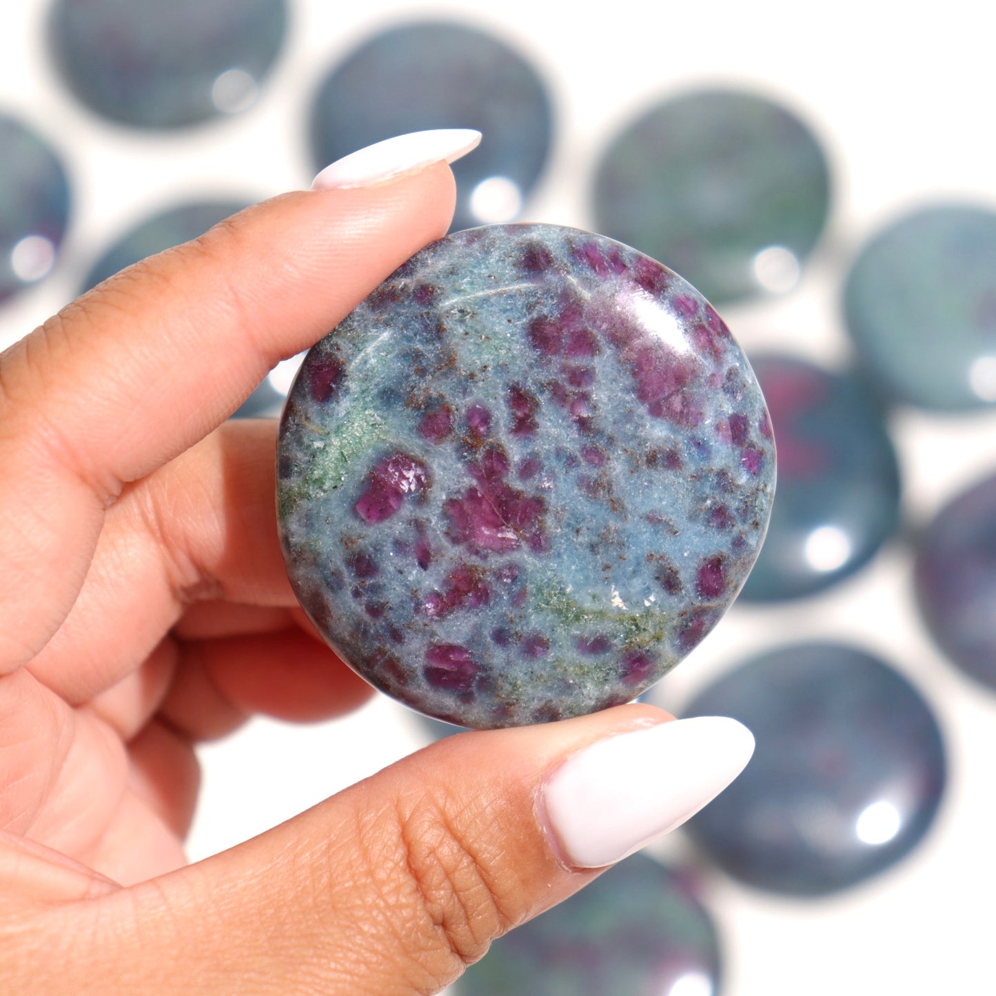 Ruby Kyanite Flat Stones