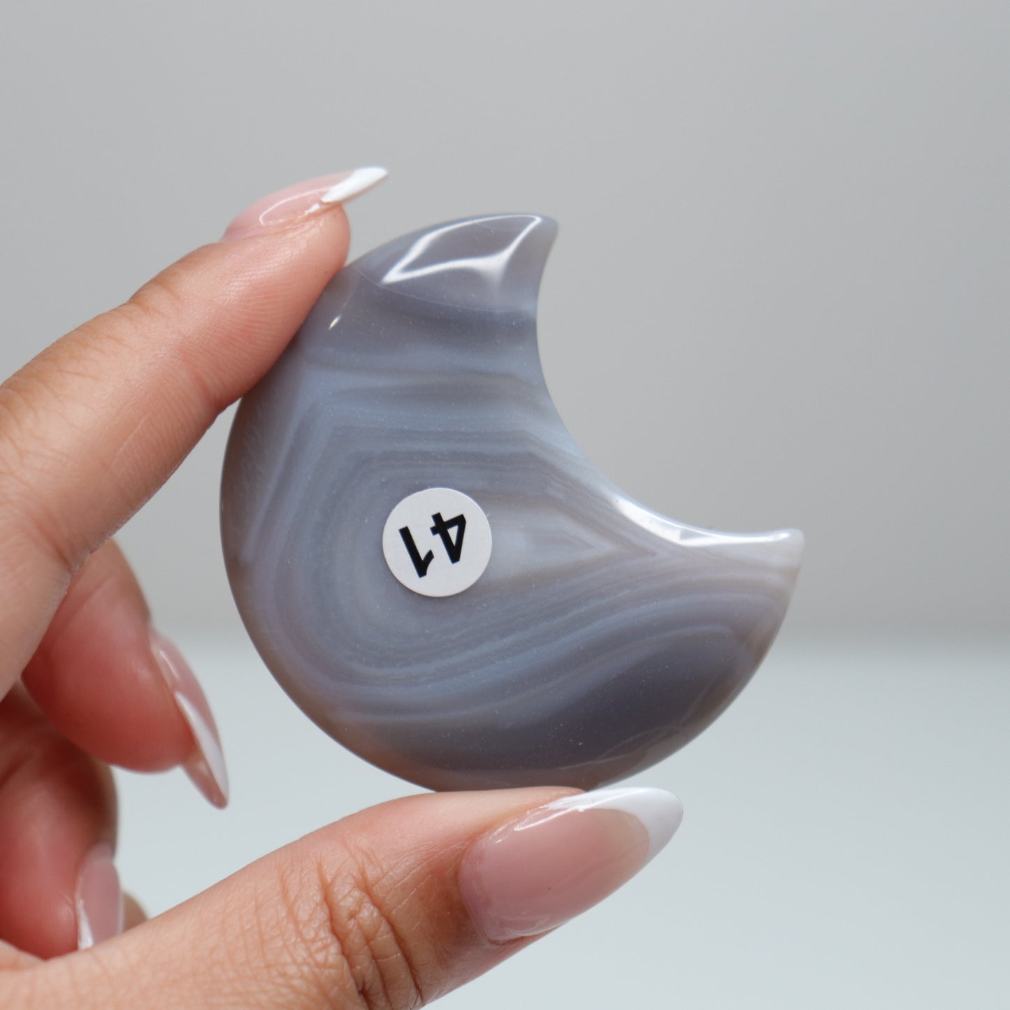 Druzy Agate Moon 41