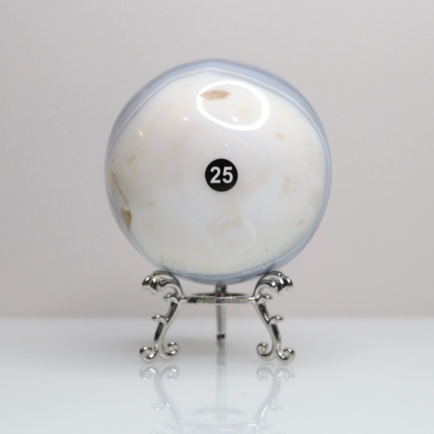 Banded x Moss Agate Sphere | 25