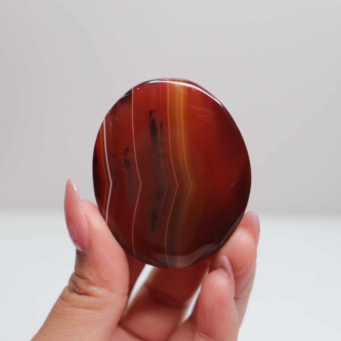Sardonyx Palm Stone 58