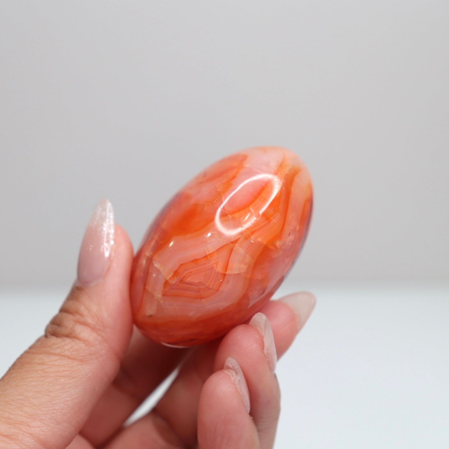 Carnelian Palm Stone 92*