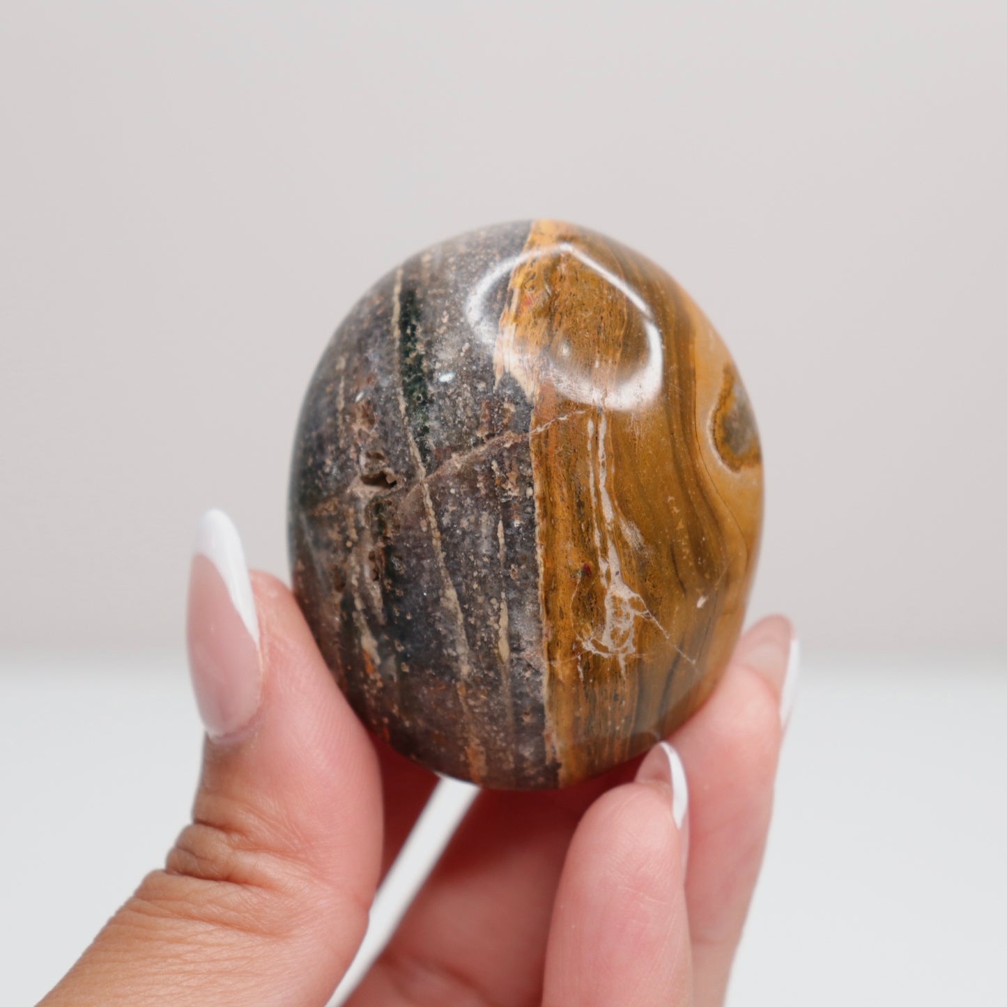 Ocean Jasper Palm Stone | C