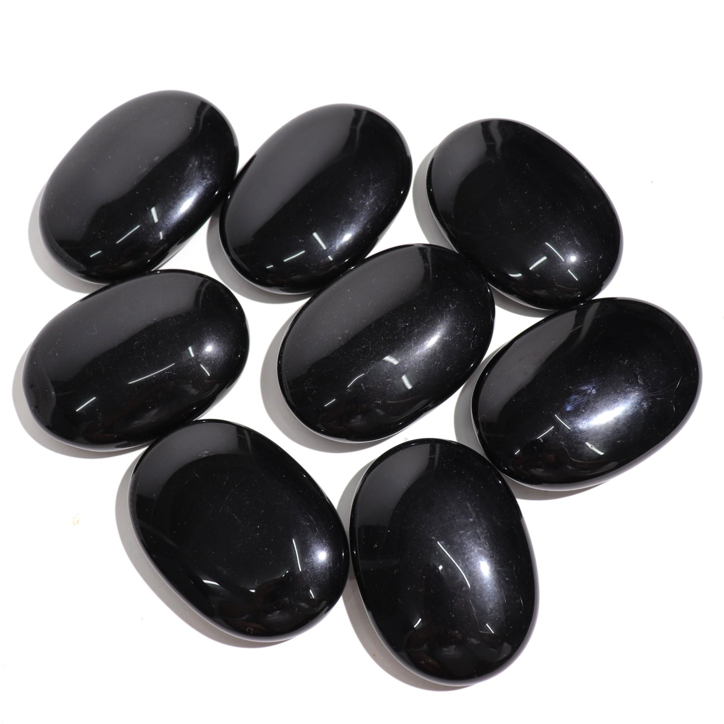 Black Obsidian Palm Stone | Large
