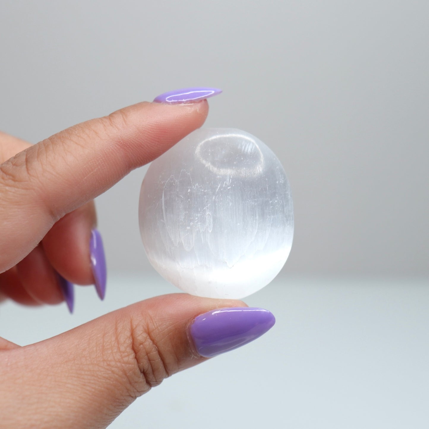 Selenite Mini Palm Stones