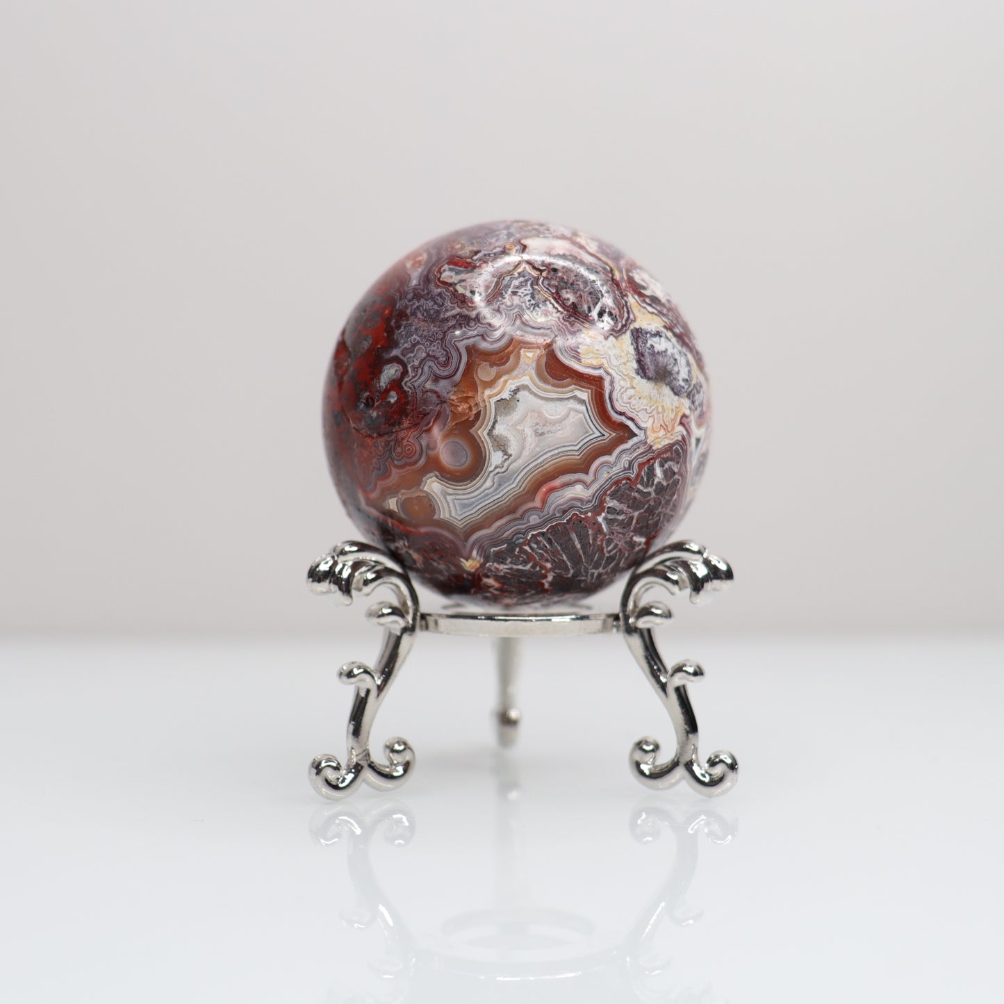 Mexican Lace Agate Sphere | 18*