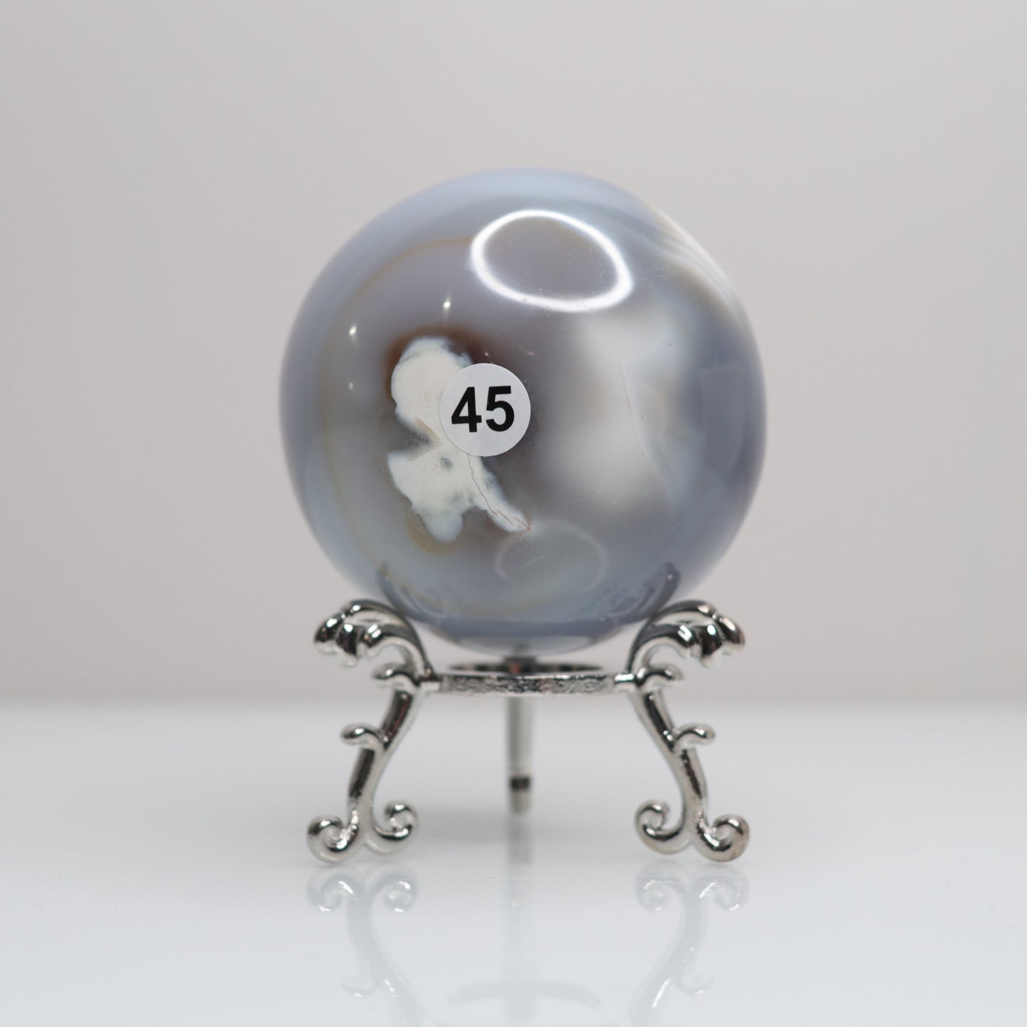 Orca Agate Sphere | 45