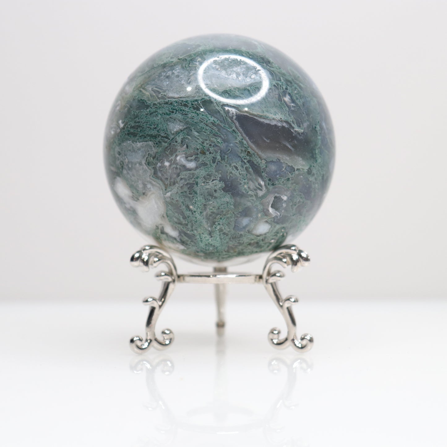 Moss Agate Sphere | 6