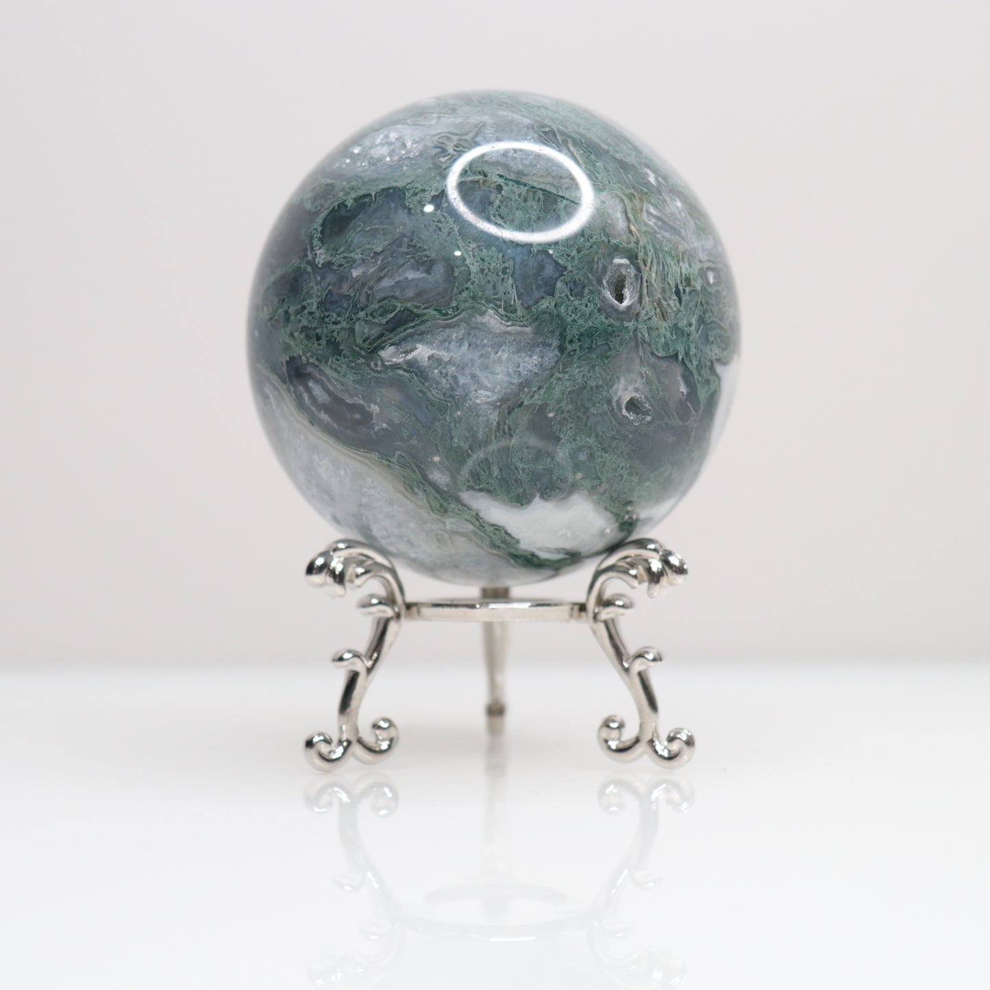 Moss Agate Sphere | 6