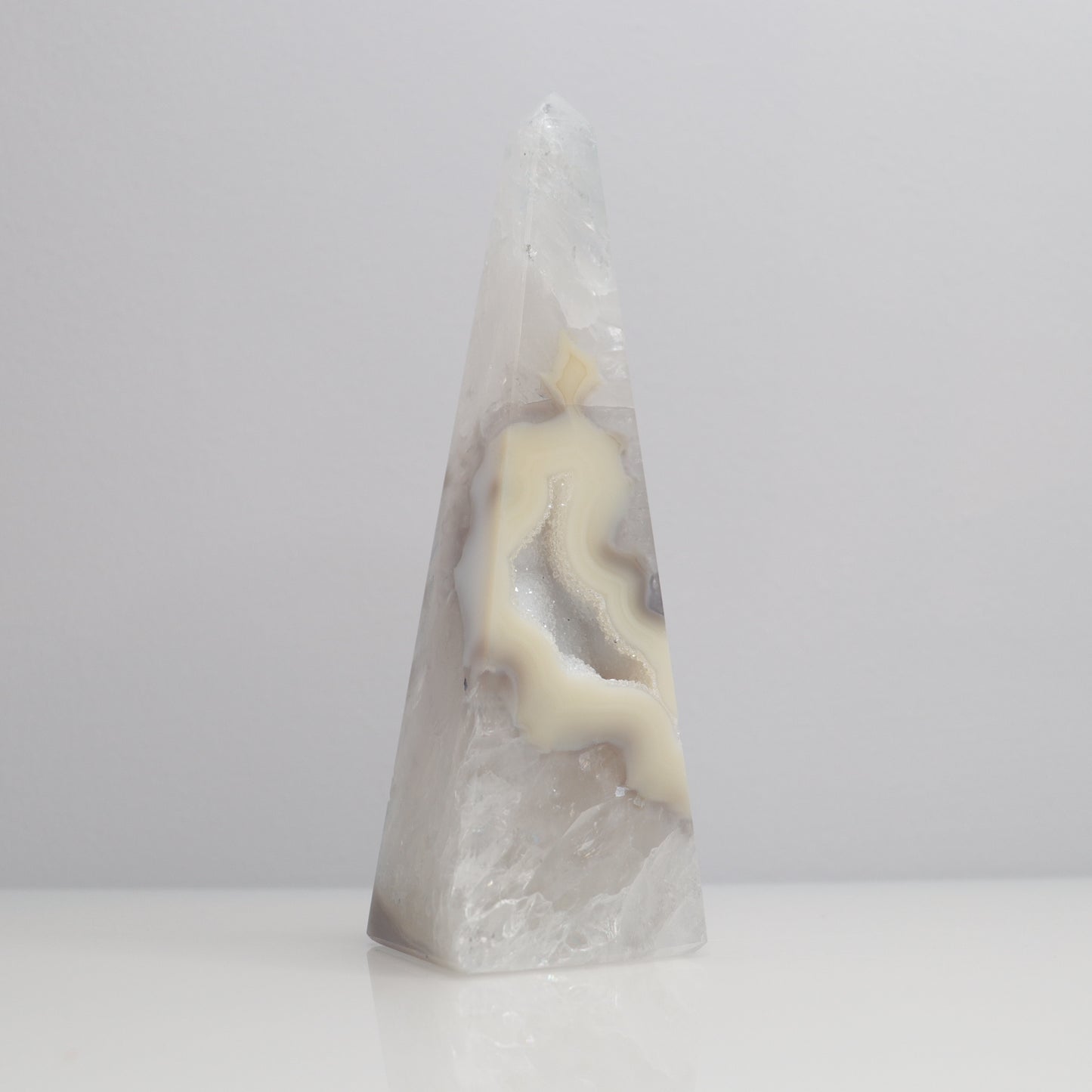 Druzy Agate Obelisk | 10