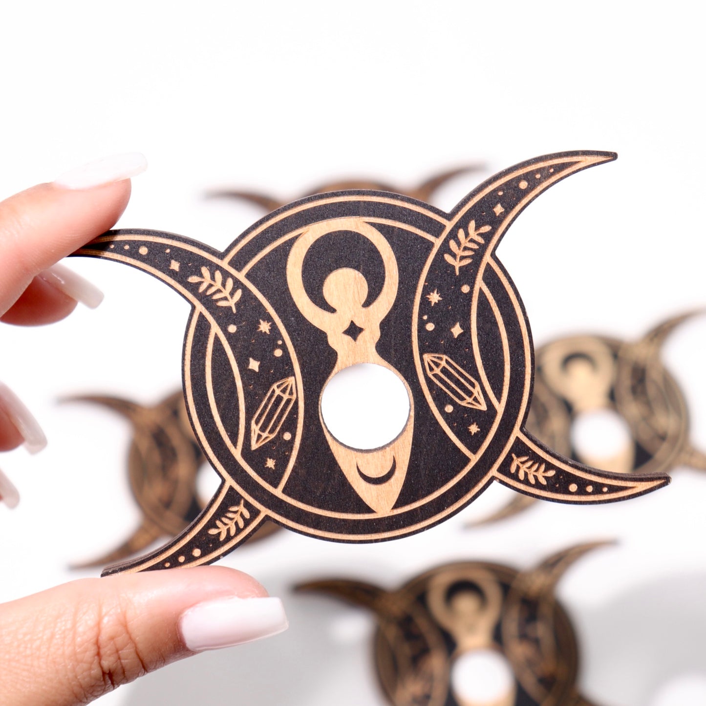 Triple Moon Phase Sphere Stands