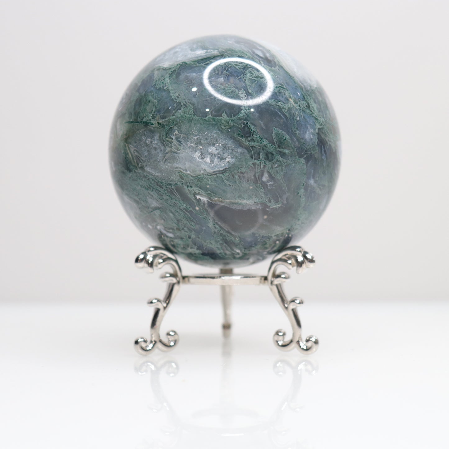 Moss Agate Sphere | 6