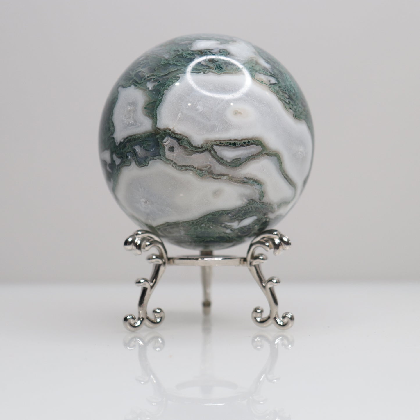 Moss Agate Sphere | 6