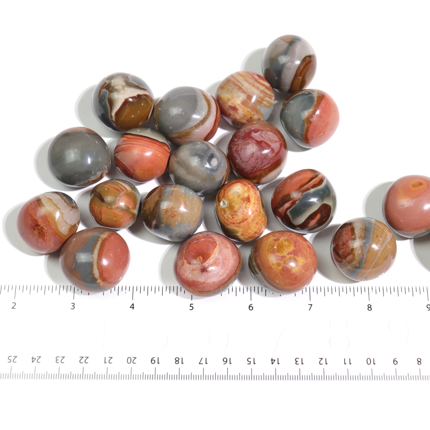 Polychrome Jasper Tumbles | Large
