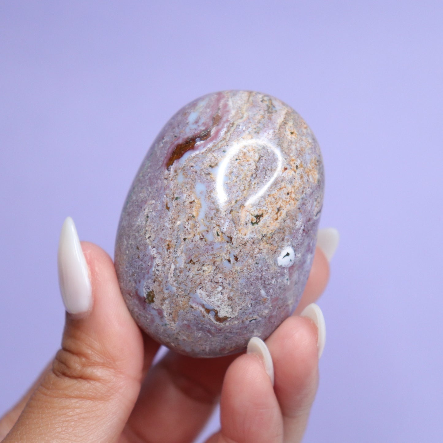 Ocean Jasper Palm Stone | 8