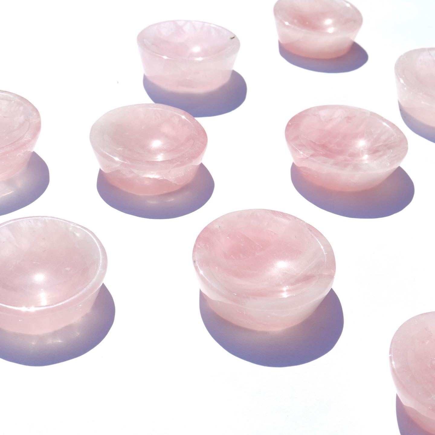 Rose Quartz Mini Bowls