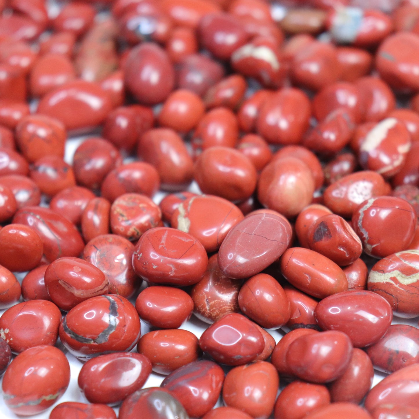 Red Jasper Mini Tumbles | 60g Bag