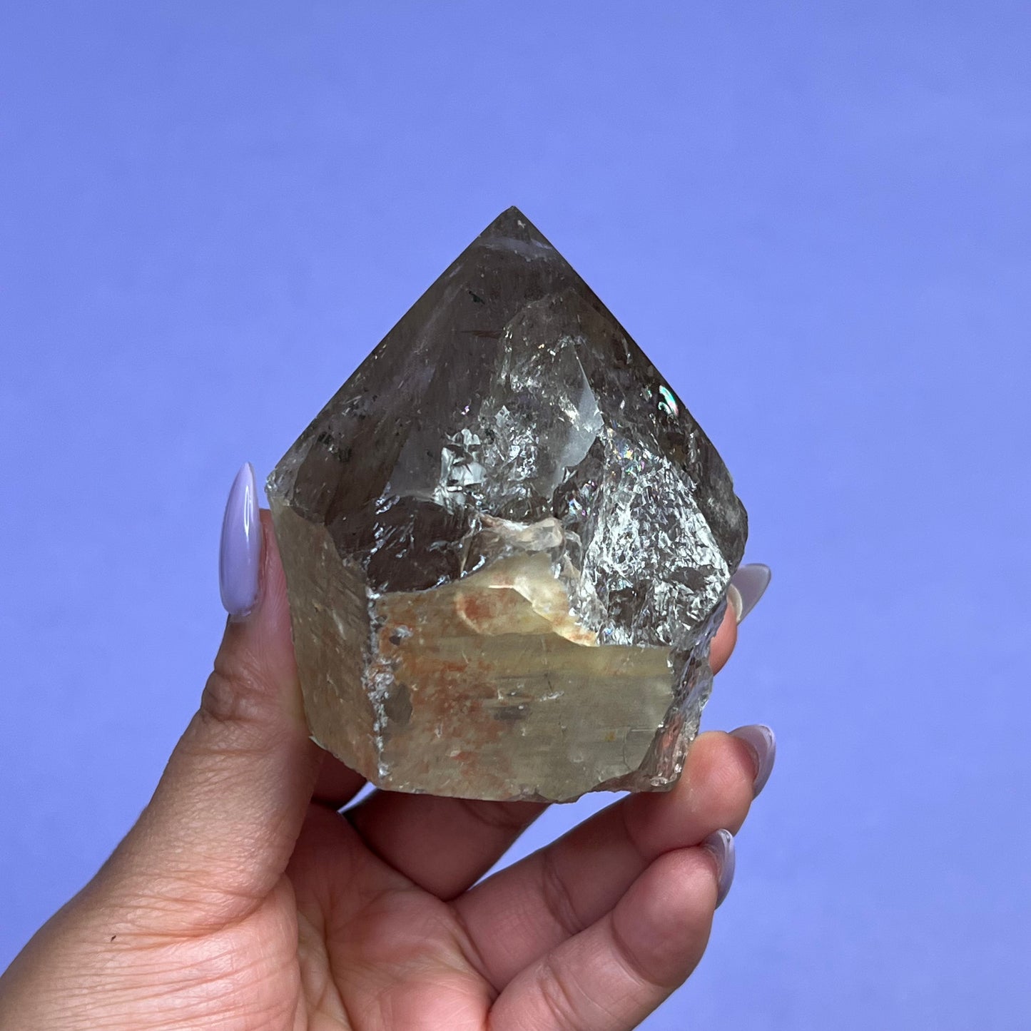 Smoky Quartz Top Polished Point - Crescents & Crystals