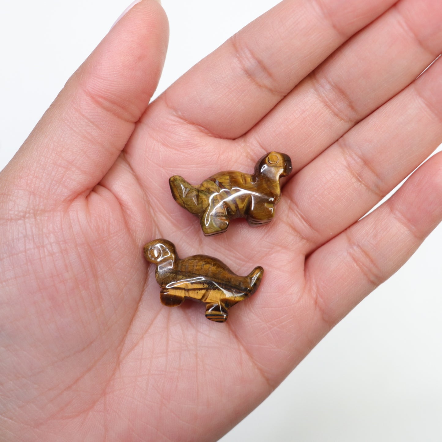 Tigers Eye Dinosaurs - Crescents & Crystals