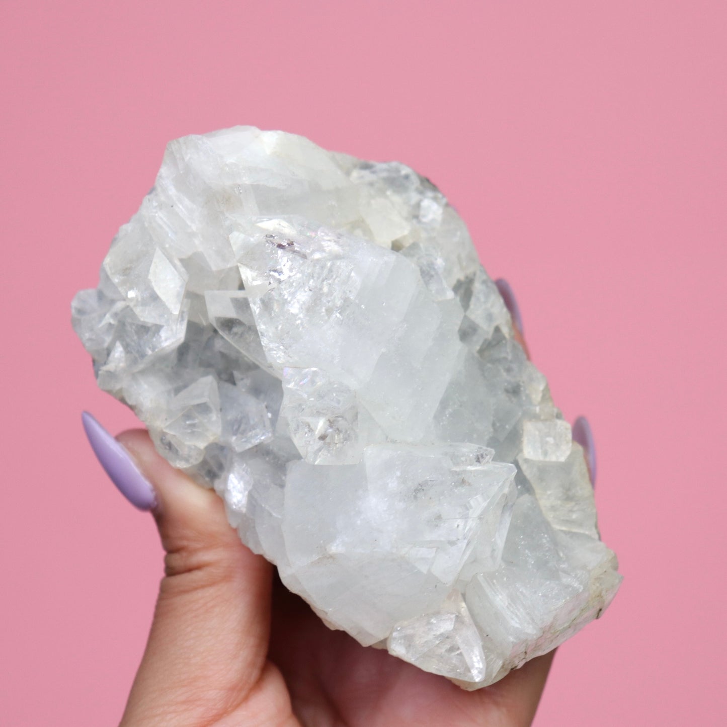 Apophyllite - Crescents & Crystals