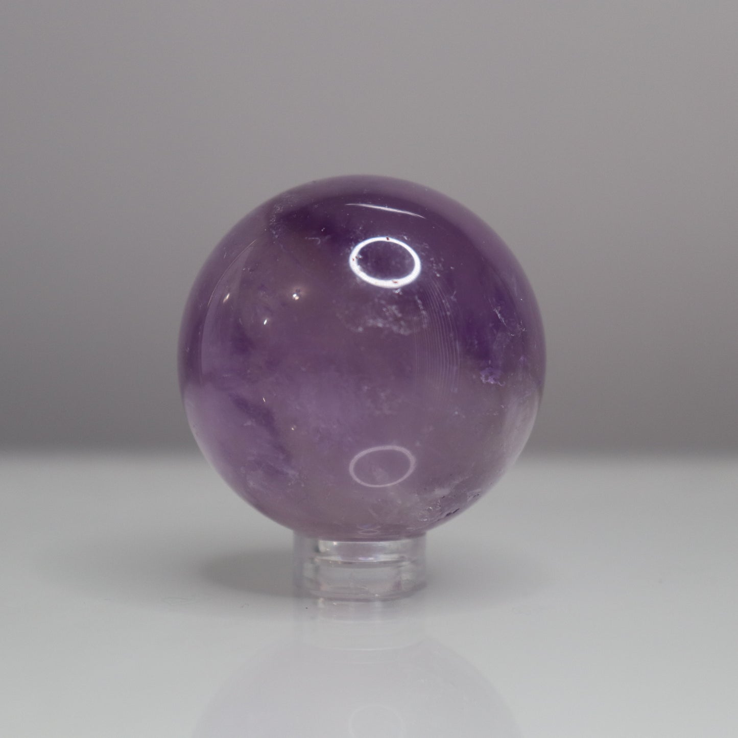 Purple Amethyst Sphere- Crescents & Crystals