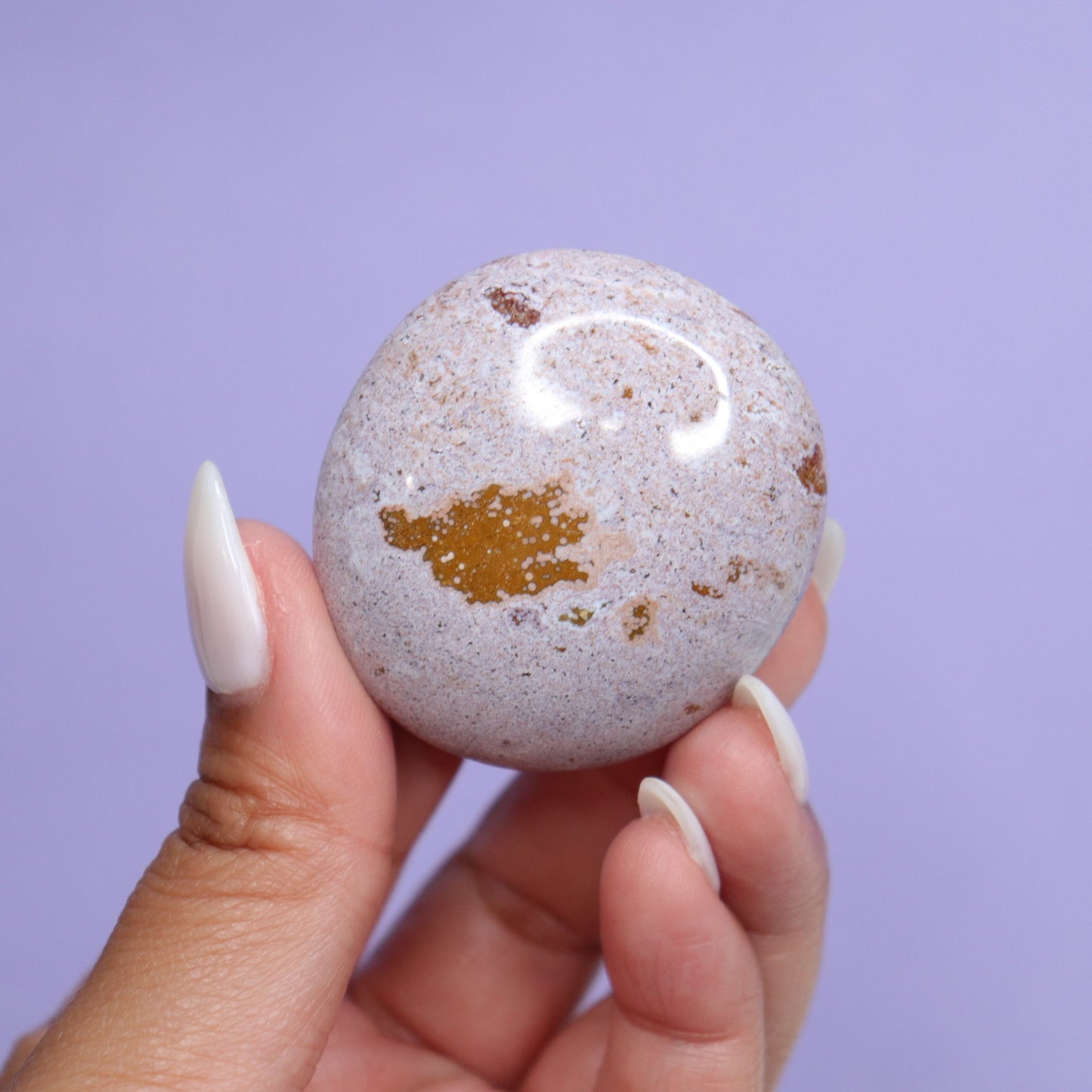 Ocean Jasper Palm Stone | 4