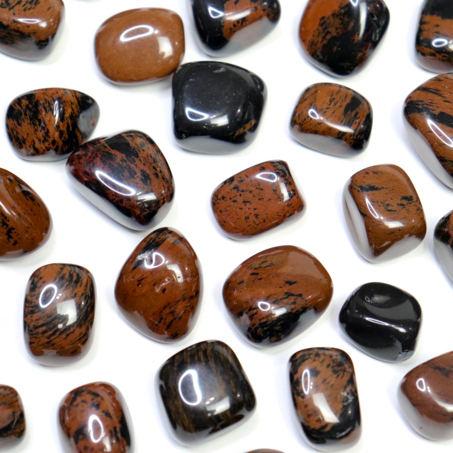 Mahogany Obsidian Tumbles