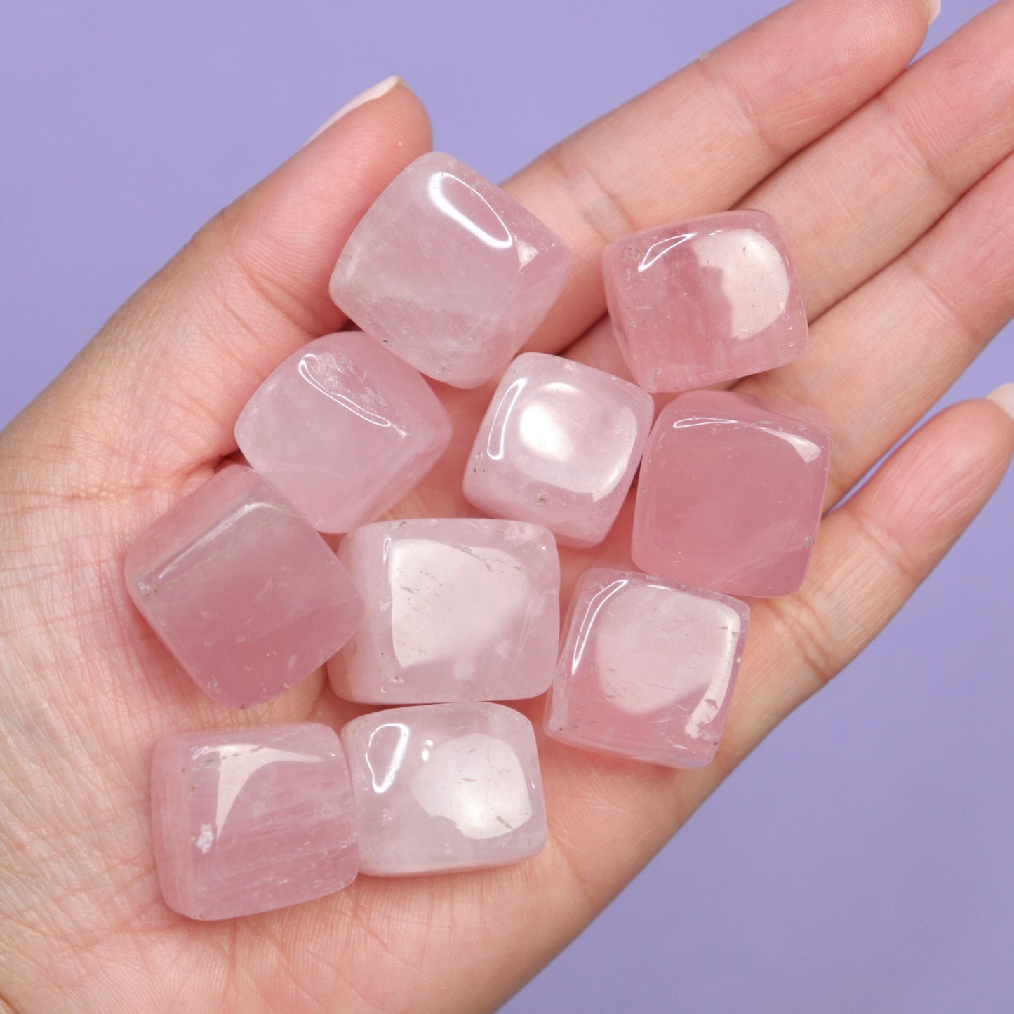 Rose Quartz Cubes