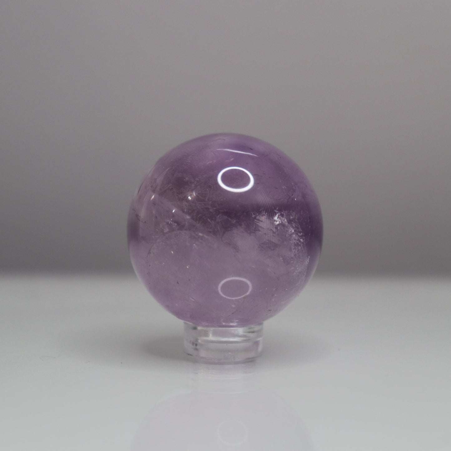 Purple Amethyst Sphere- Crescents & Crystals