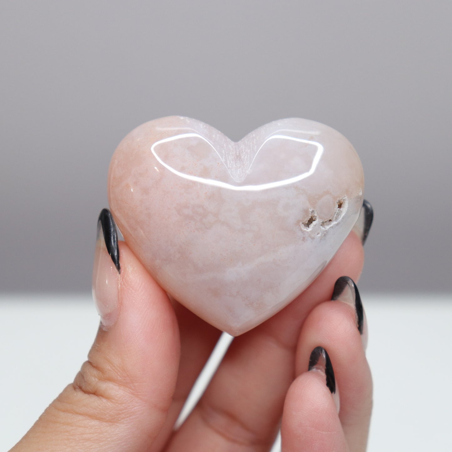 Flower Agate Heart | 2