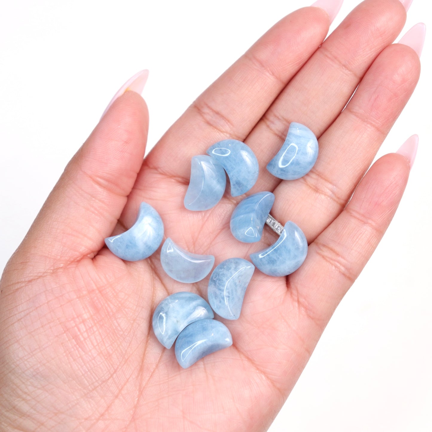 Aquamarine Tiny Moons