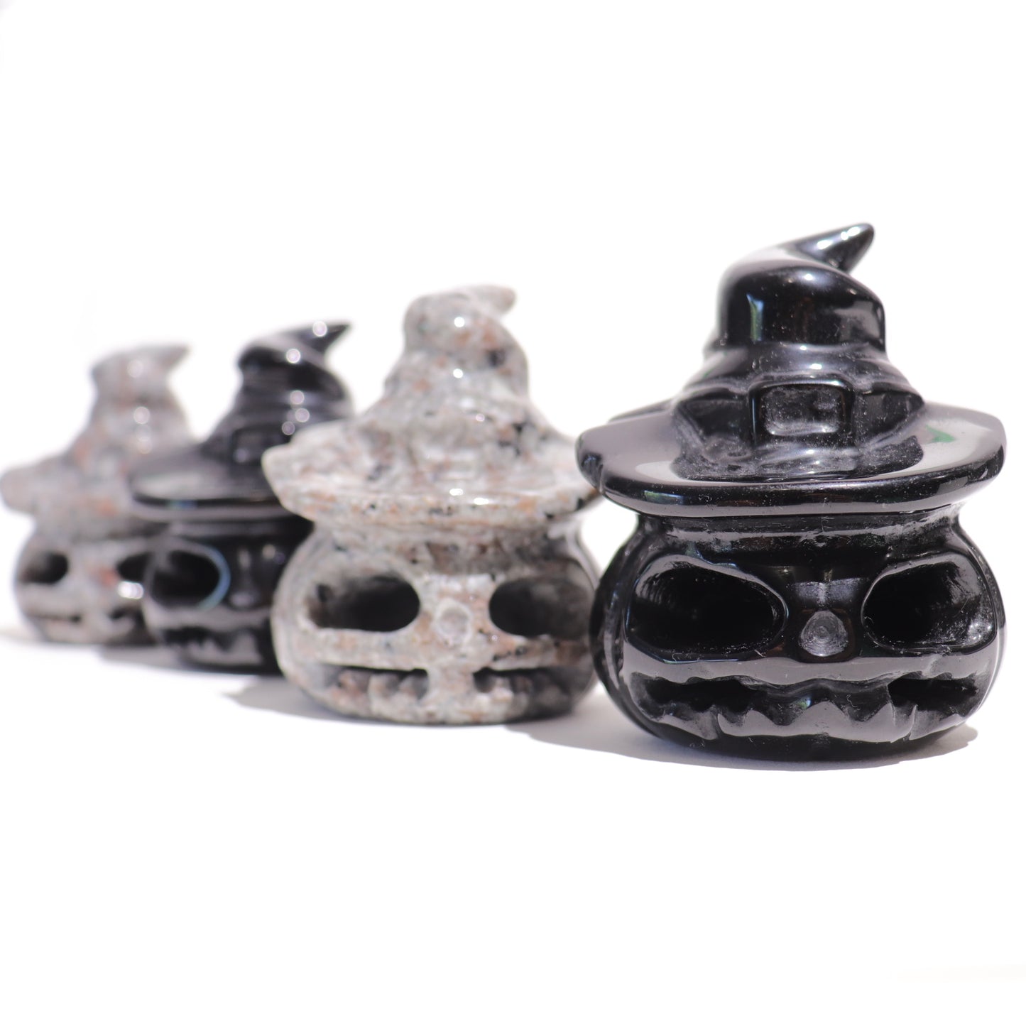Yooperlite & Black Obsidian Pumpkins